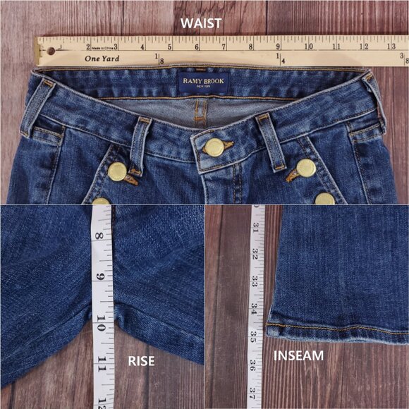 Ramy Brook Womens Size 25 Helena Flare Jeans - Picture 15 of 15